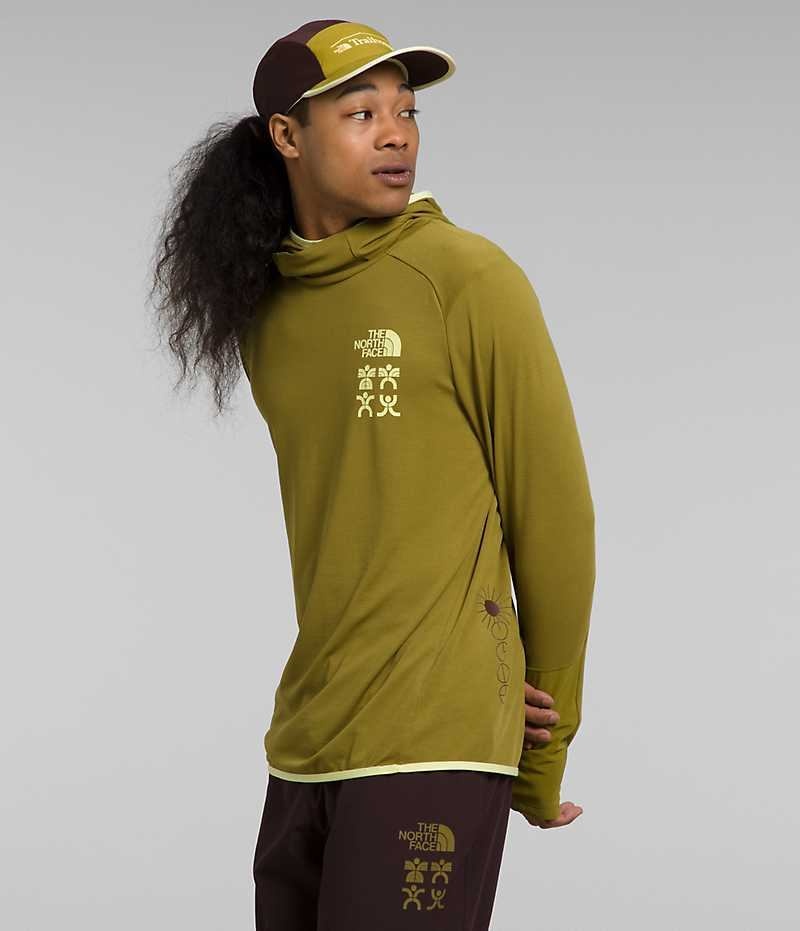 Sweat a Capuche The North Face Trailwear Cerro Alto Homme Vert Olive | FRANCE DFEIG