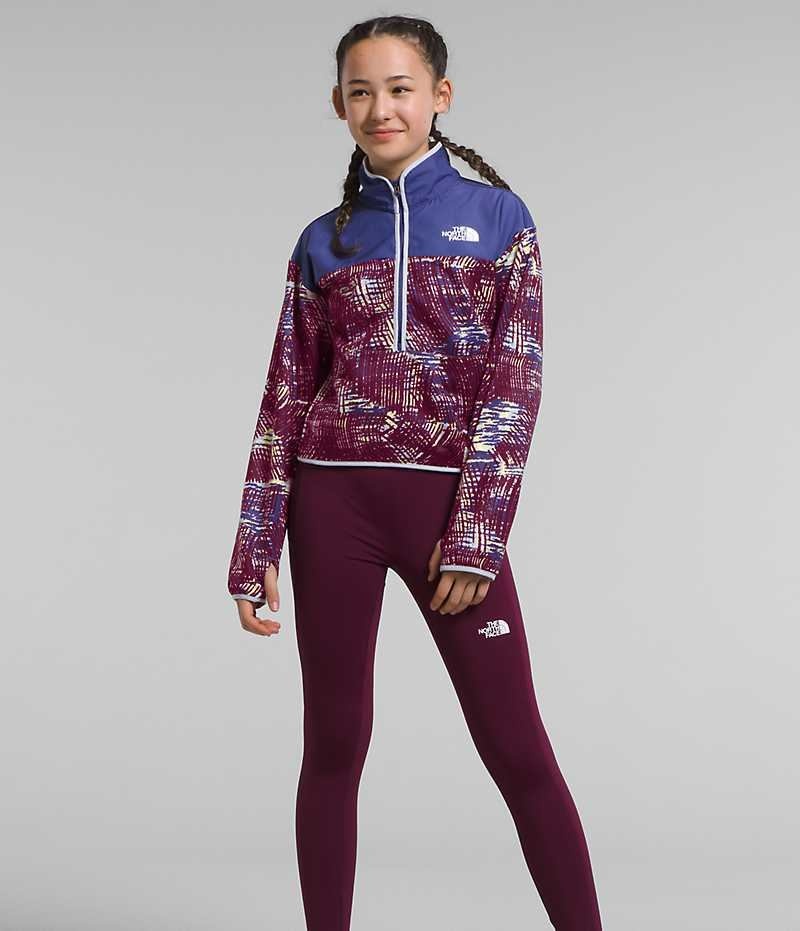 Sweatshirt The North Face D\'hiver Warm ½-Zip Fille Multicolore | FRANCE AEKBH