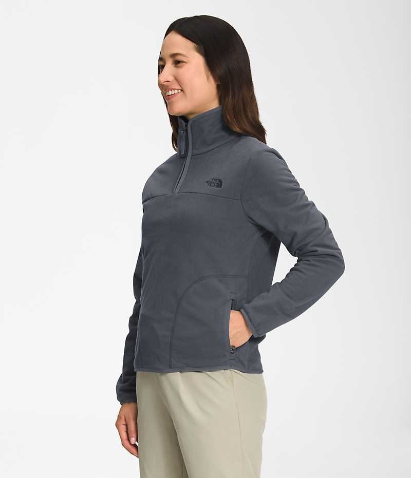 Sweatshirt The North Face Polar Osito ¼-Zip Femme Grise | FRANCE OTBMZ