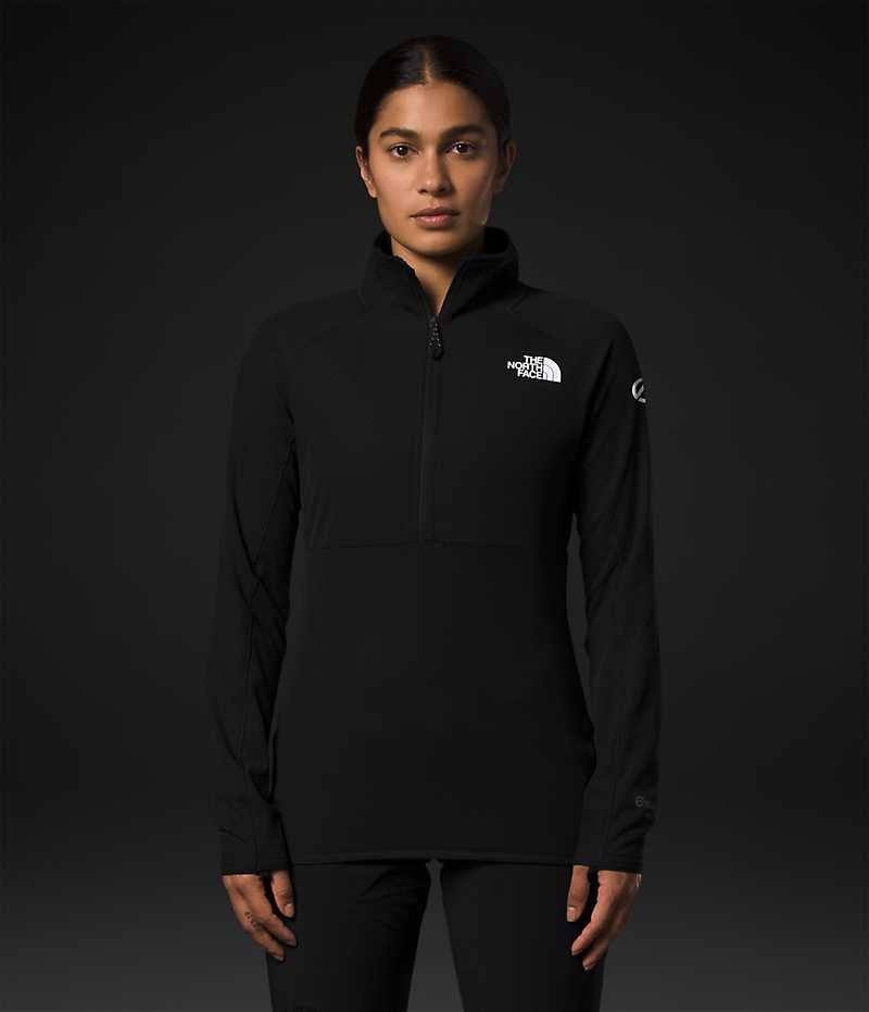 Sweatshirt The North Face Summit Series FUTUREFLEECE™ LT ½-Zip Femme Noir | FRANCE JNPOZ