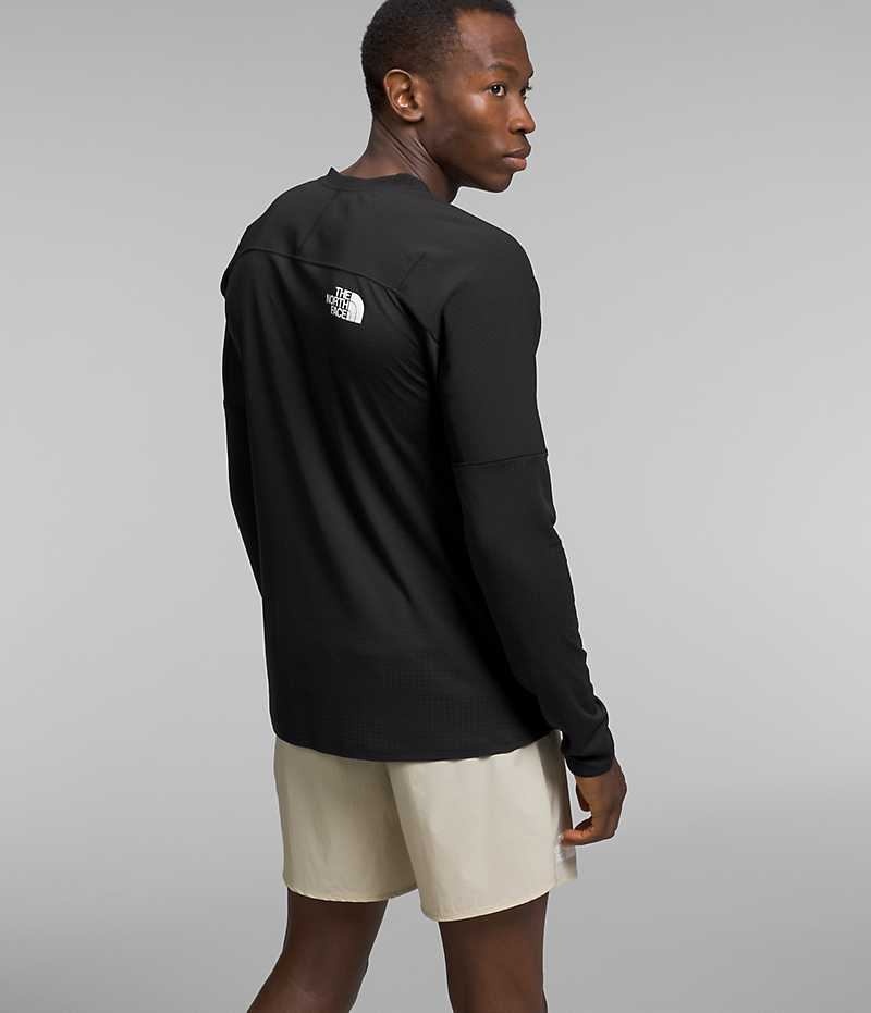 Sweatshirt The North Face Summit Series Altimetro ¾-Zip Top Homme Noir | PARIS ALJHG