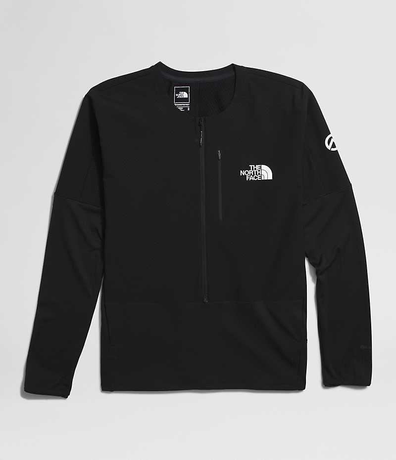 Sweatshirt The North Face Summit Series Altimetro ¾-Zip Top Homme Noir | PARIS ALJHG