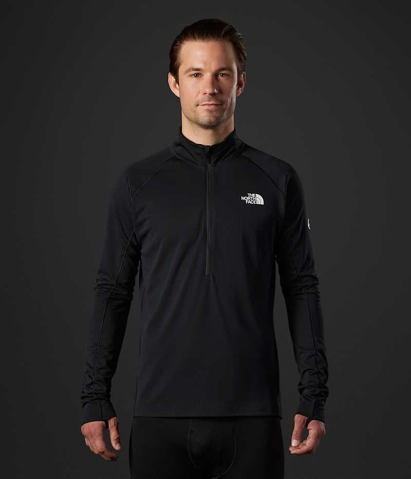 Sweatshirt The North Face Summit Series Crevasse ½-Zip Homme Noir | FR HTDFW