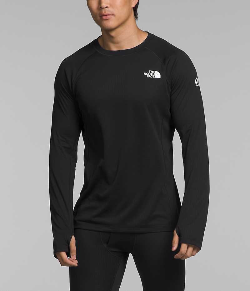 Sweatshirt The North Face Summit Series Pro 120 Crew Homme Noir | PARIS CAFIW