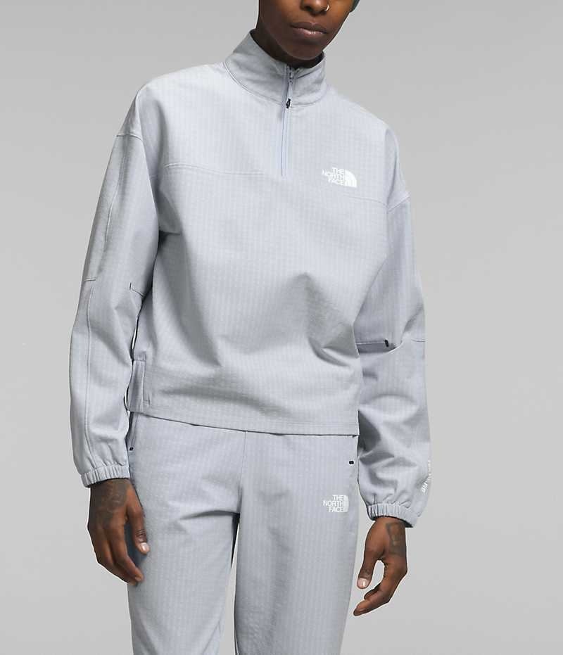 Sweatshirt The North Face Tekware™ Grid 1/4 Zip Femme Blanche | FR ORPHY