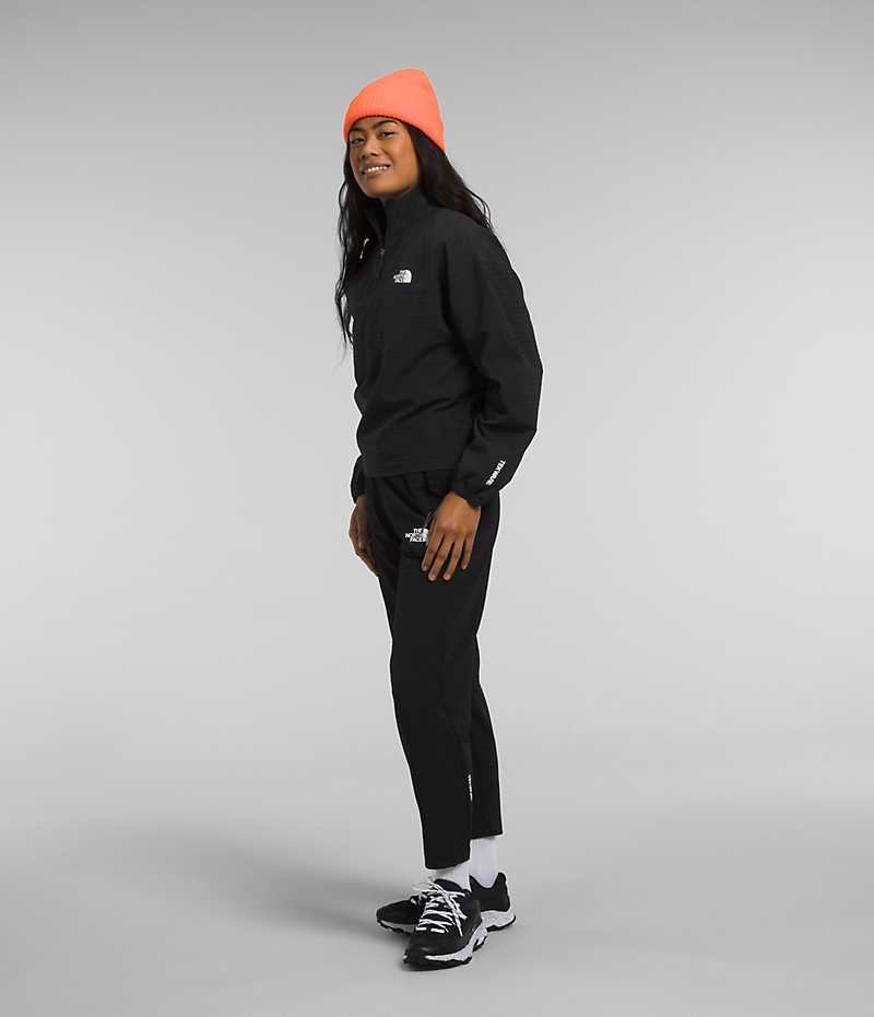 Sweatshirt The North Face Tekware™ Grid 1/4 Zip Femme Noir | FRANCE AHCBN