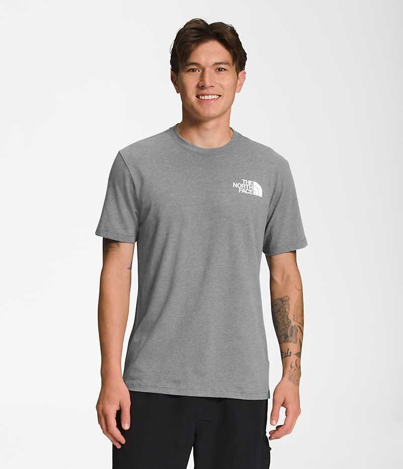 T-Shirt The North Face Corta Sleeve Box NSE Homme Grise | FR OAEJQ