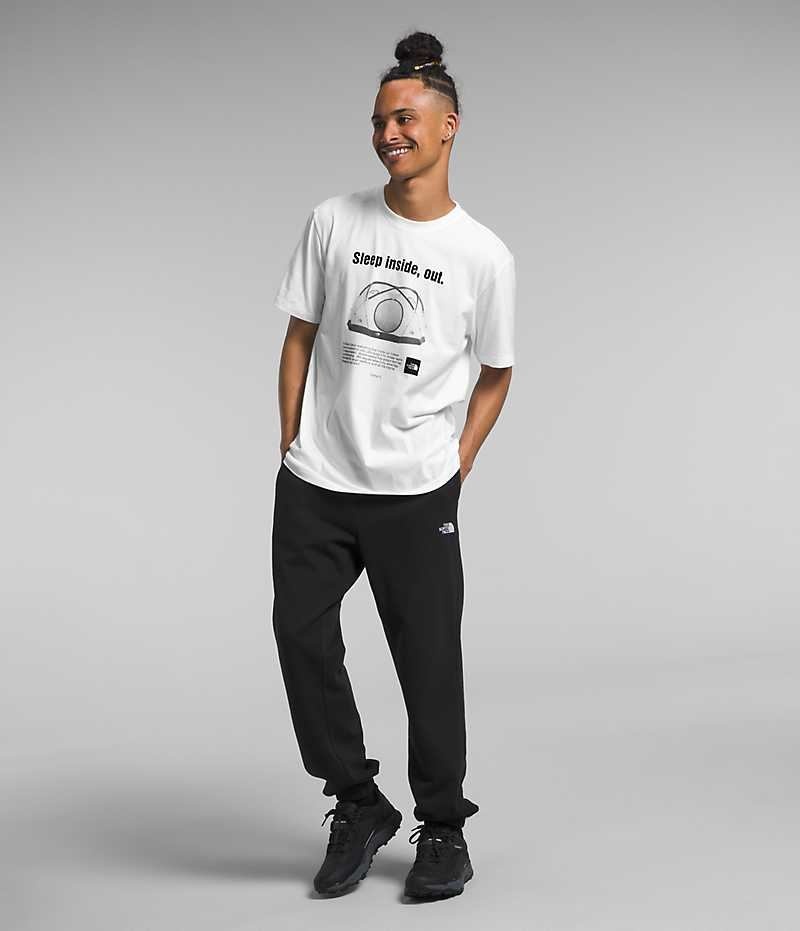 T-Shirt The North Face Corta Sleeve Brand Proud Homme Blanche | PARIS WNVJT