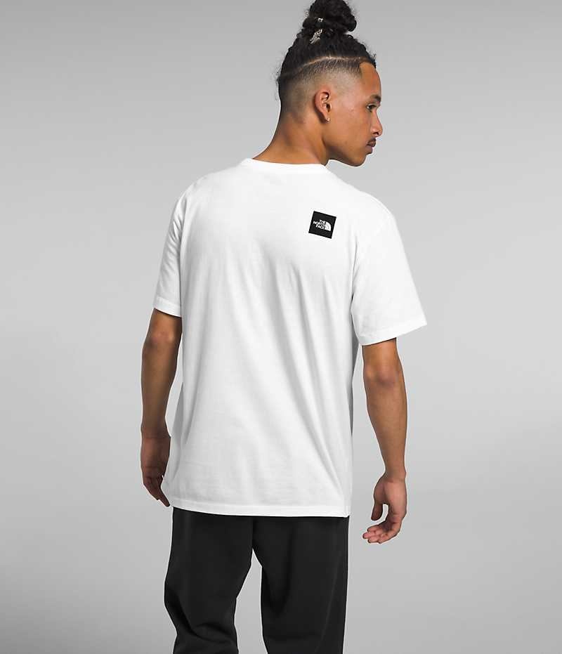 T-Shirt The North Face Corta Sleeve Brand Proud Homme Blanche | PARIS WNVJT