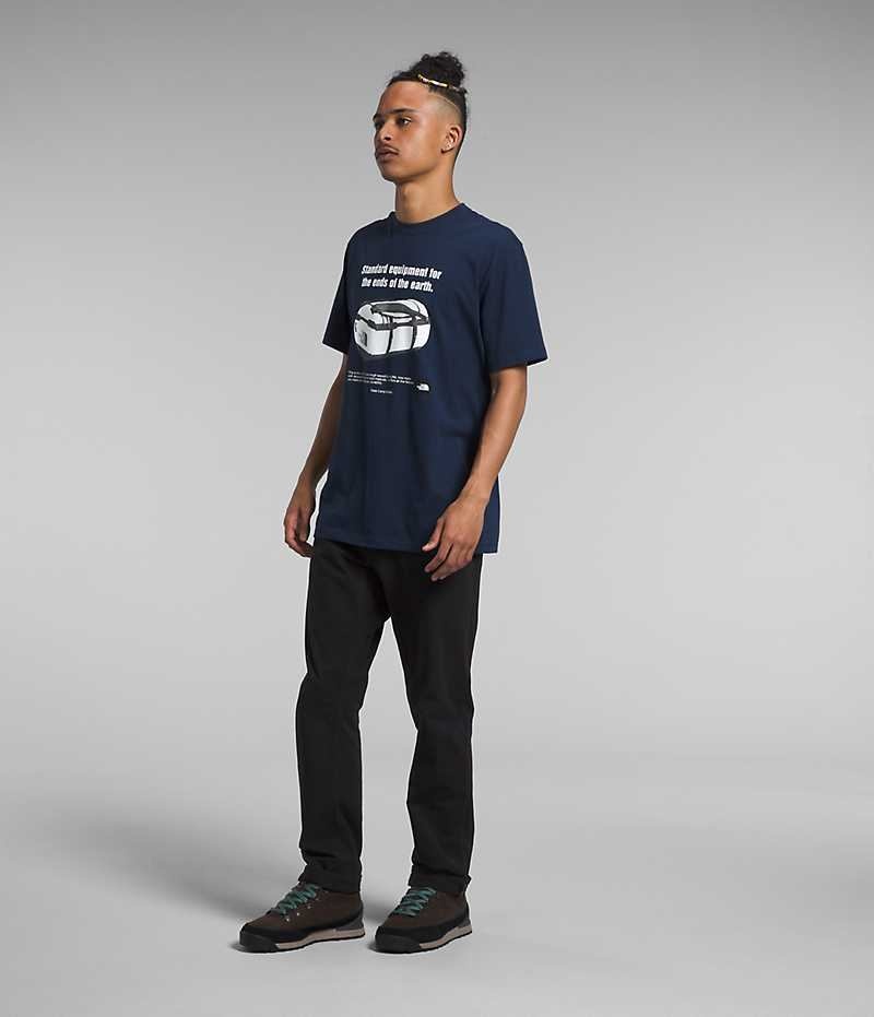T-Shirt The North Face Corta Sleeve Brand Proud Homme Bleu Marine | FR CRLDJ