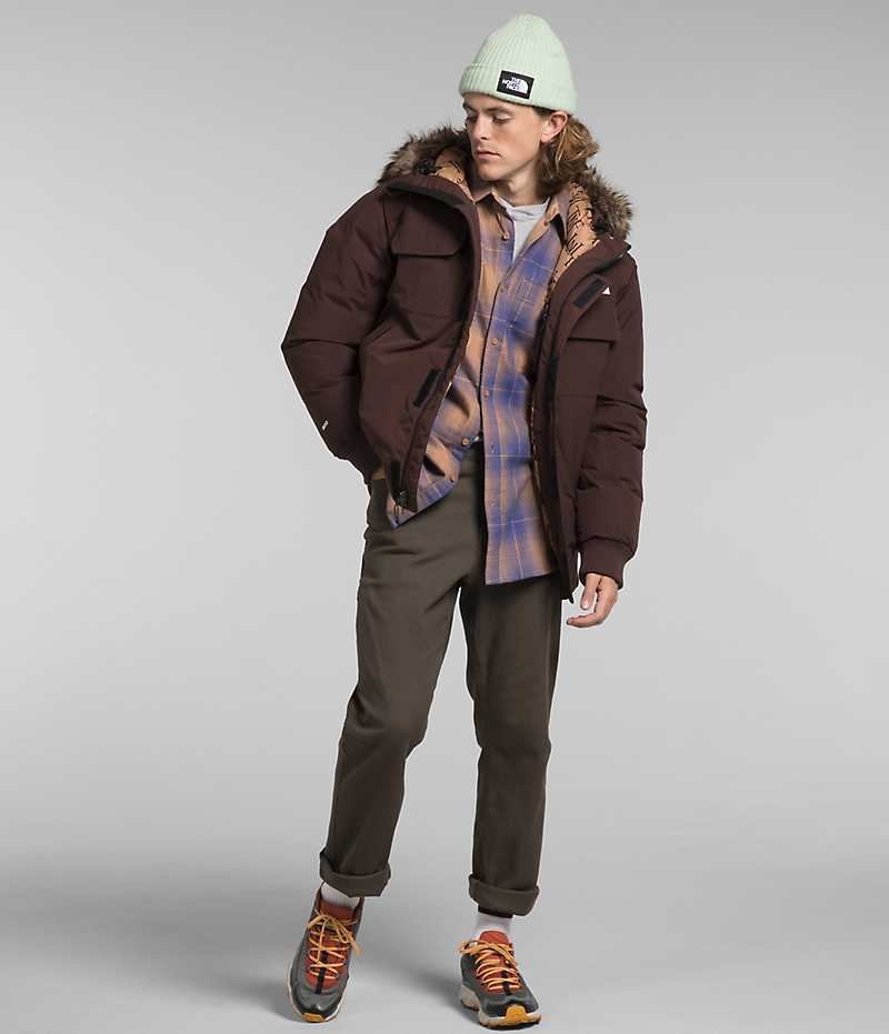 Veste Bomber The North Face McMurdo Homme Marron | FRANCE LRCKB