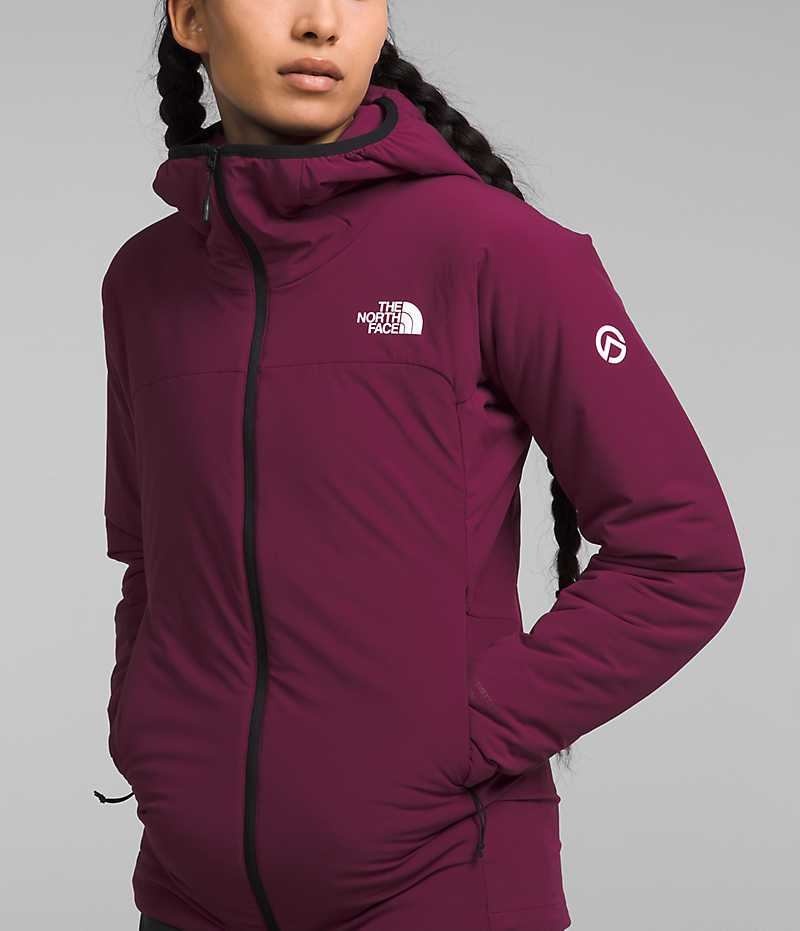 Veste Hybride The North Face Summit Series Casaval Hoodie Femme Fushia | PARIS WFPYJ