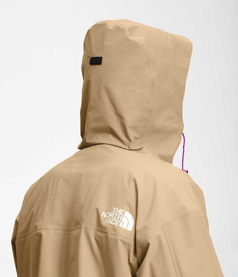 Veste Imperméable The North Face 86 Retro Mountain Homme Kaki Violette Noir | FRANCE PSMVO