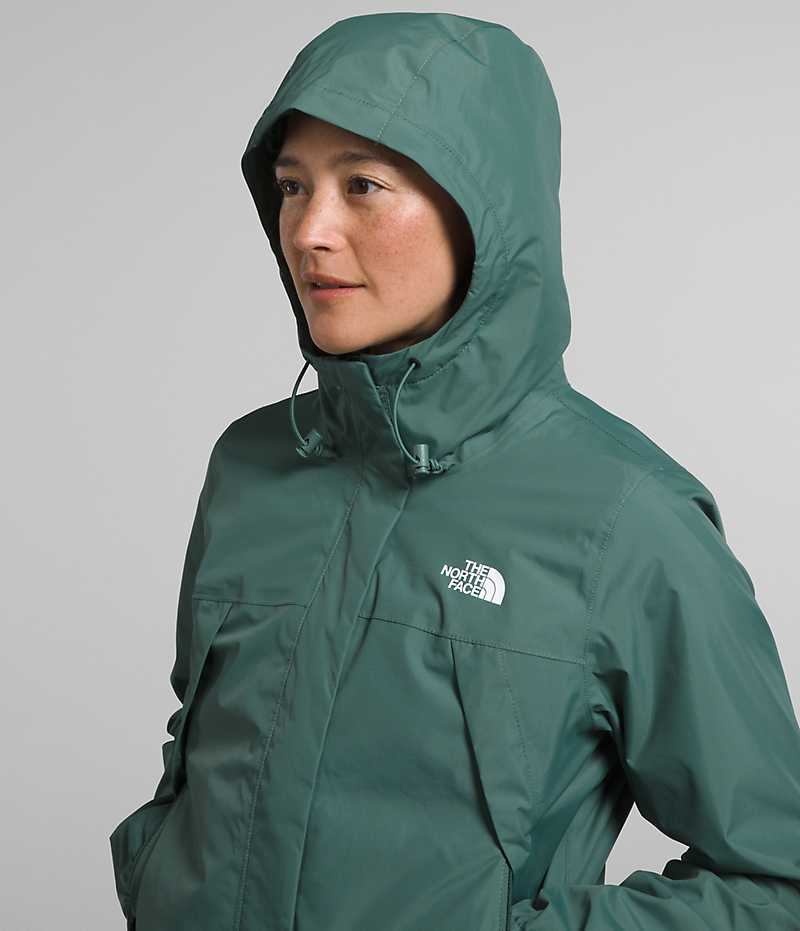 Veste Imperméable The North Face Antora Femme Vert | FRANCE BOEFJ