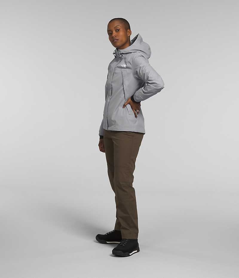Veste Imperméable The North Face Antora Femme Grise | PARIS YALDW