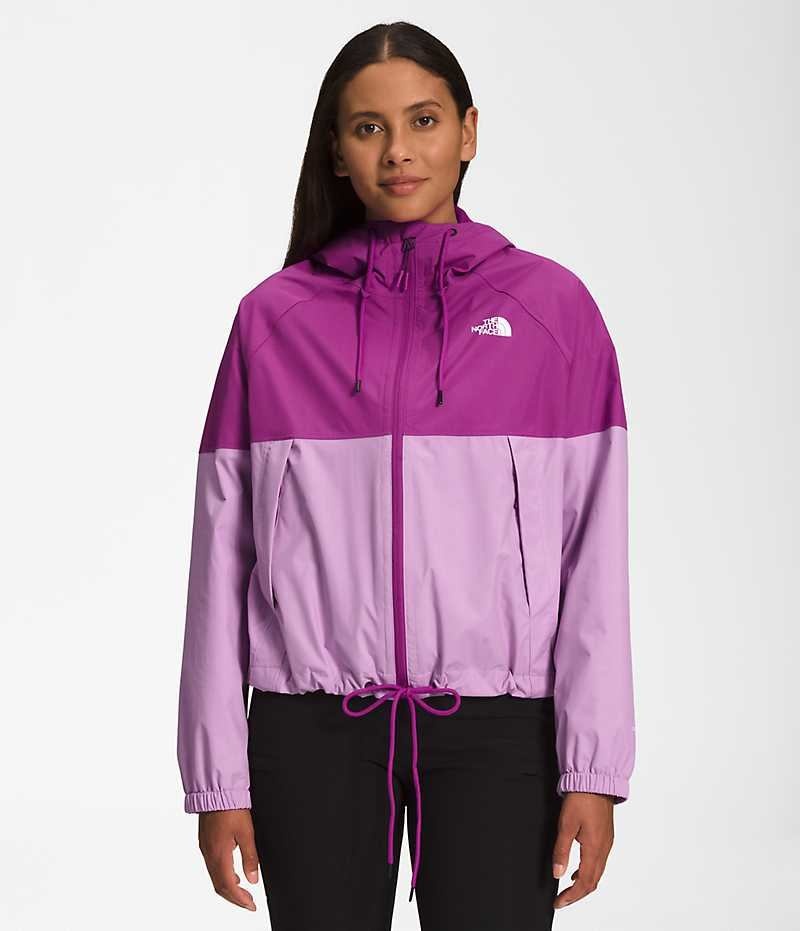 Veste Imperméable The North Face Antora Hoodie Femme Violette | FRANCE IVPER