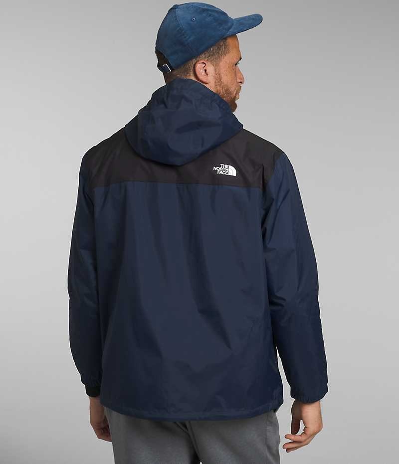 Veste Imperméable The North Face Big Antora Homme Bleu Marine Noir | FRANCE HICGD