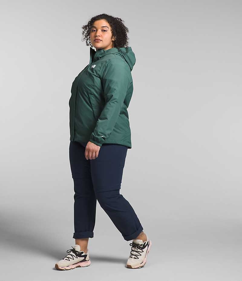 Veste Imperméable The North Face Plus Antora Femme Vert | PARIS QHRON