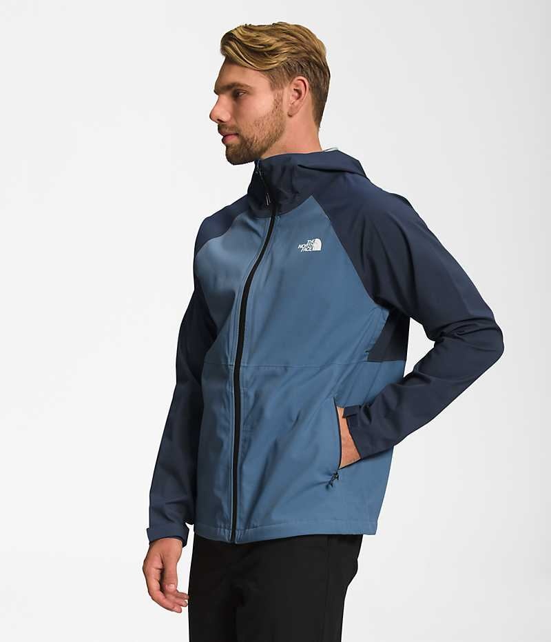 Veste Imperméable The North Face Valle Vista Stretch Homme Bleu | PARIS NFKMJ