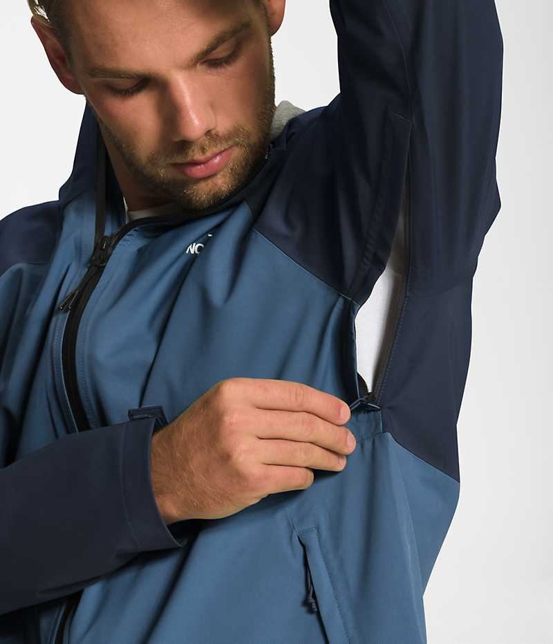 Veste Imperméable The North Face Valle Vista Stretch Homme Bleu | PARIS NFKMJ