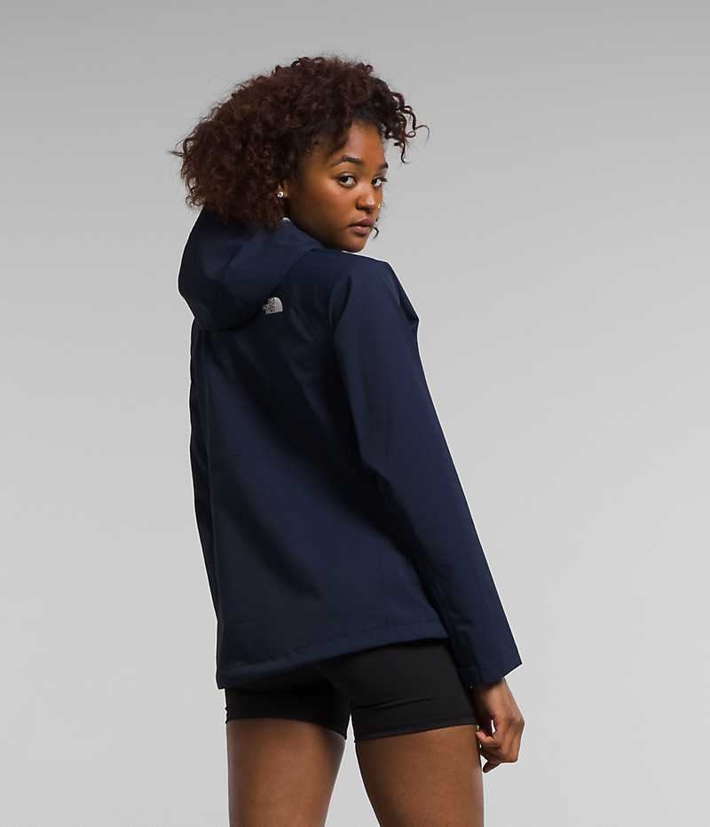 Veste Imperméable The North Face Valle Vista Stretch Femme Bleu Marine | FRANCE ODPFE