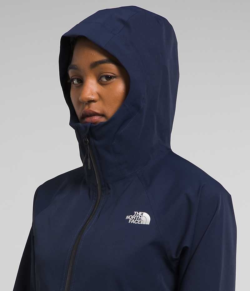 Veste Imperméable The North Face Valle Vista Stretch Femme Bleu Marine | FRANCE ODPFE