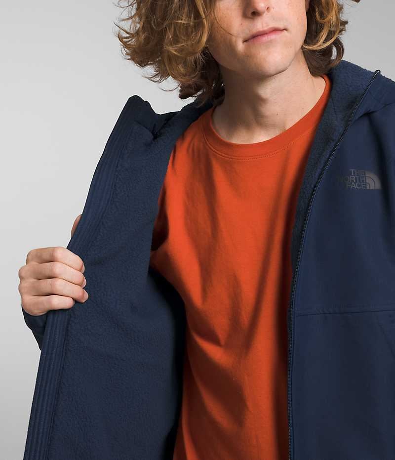 Veste Softshell The North Face Camden Thermal Hoodie Homme Bleu Marine | PARIS QMDFJ