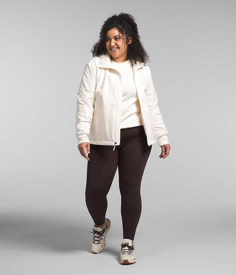 Veste Softshell The North Face Plus Shelbe Raschel Hoodie Femme Blanche | FRANCE QANGK