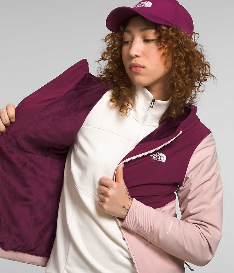 Veste Softshell The North Face Shelbe Raschel Hoodie Femme Rose | FR YEUVA