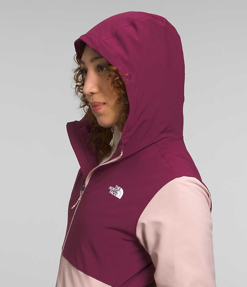 Veste Softshell The North Face Shelbe Raschel Hoodie Femme Rose | FR YEUVA