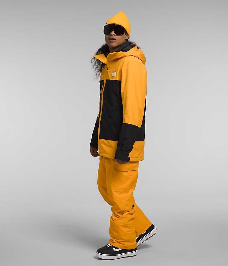 Veste À Capuche The North Face ThermoBall™ Eco Snow Triclimate® Homme Doré Noir | FRANCE SIUNL