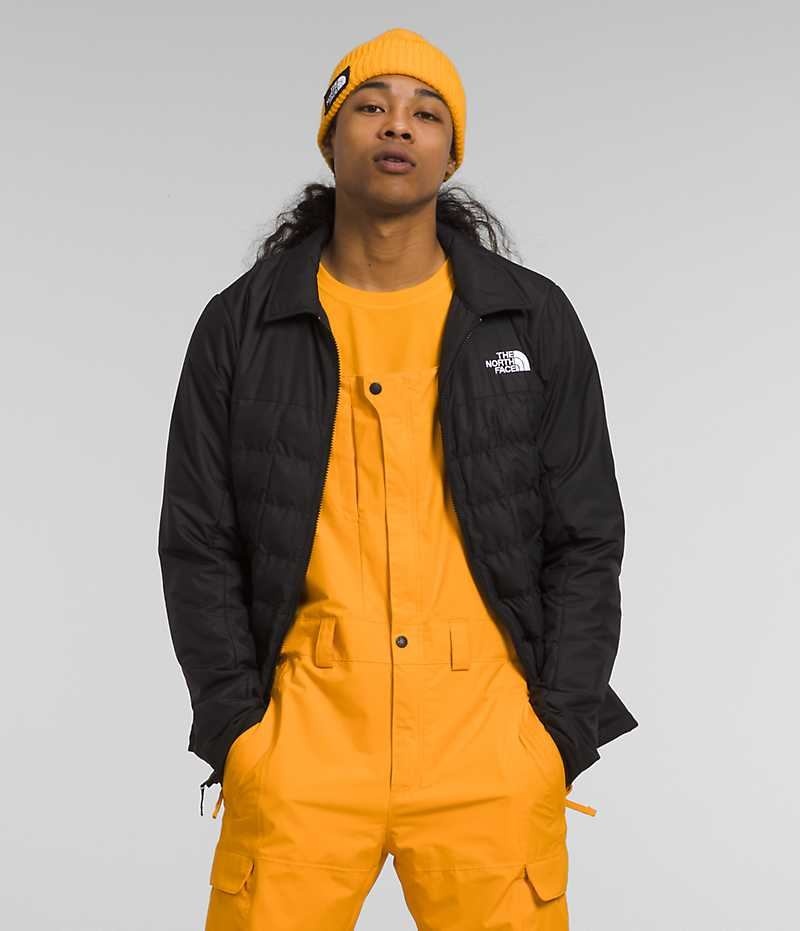 Veste À Capuche The North Face ThermoBall™ Eco Snow Triclimate® Homme Doré Noir | FRANCE SIUNL