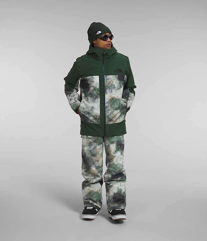 Veste À Capuche The North Face ThermoBall™ Eco Snow Triclimate® Homme Vert | FR OTPQA
