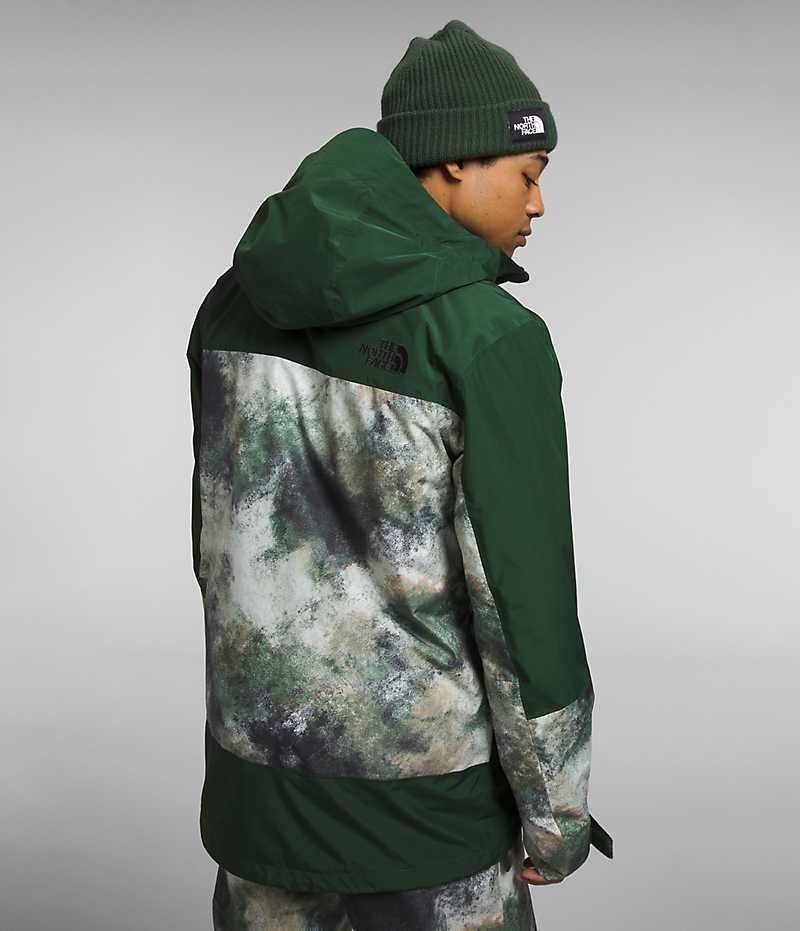 Veste À Capuche The North Face ThermoBall™ Eco Snow Triclimate® Homme Vert | FR OTPQA
