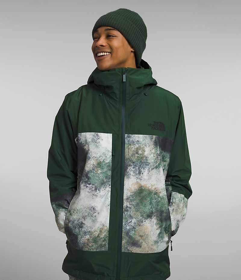 Veste À Capuche The North Face ThermoBall™ Eco Snow Triclimate® Homme Vert | FR OTPQA