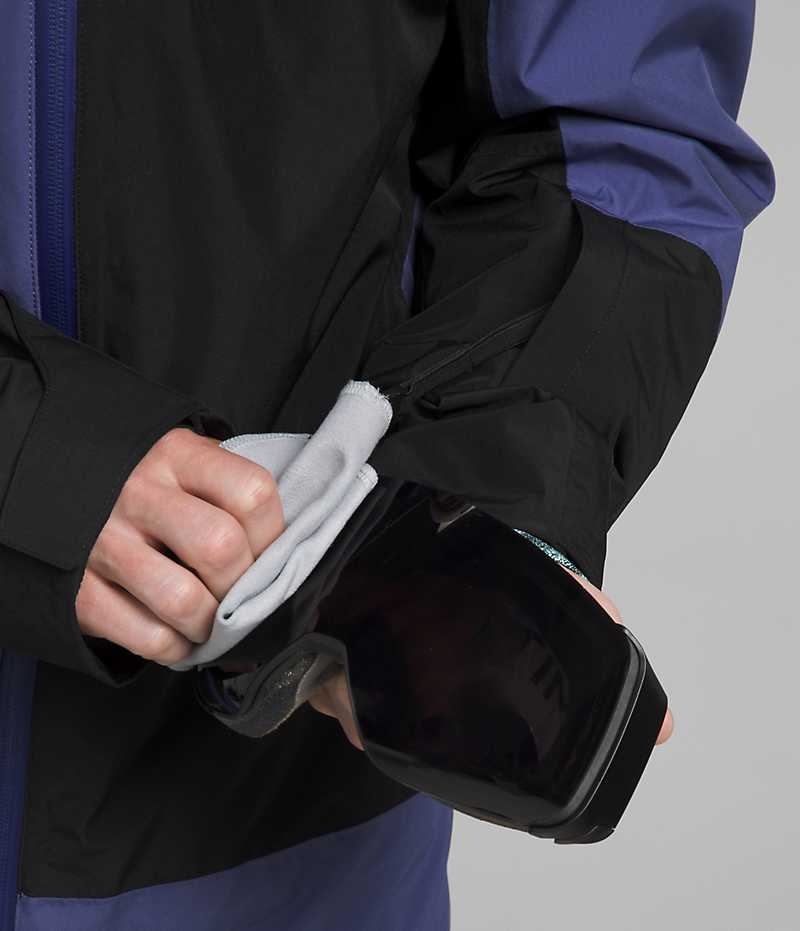 Veste À Capuche The North Face ThermoBall™ Eco Snow Triclimate® Homme Bleu Noir | PARIS SXJMR