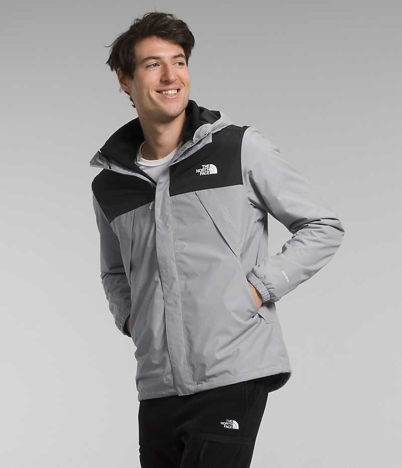 Vestes Isolées The North Face Antora Triclimate® Homme Grise Noir | FR PZHUL