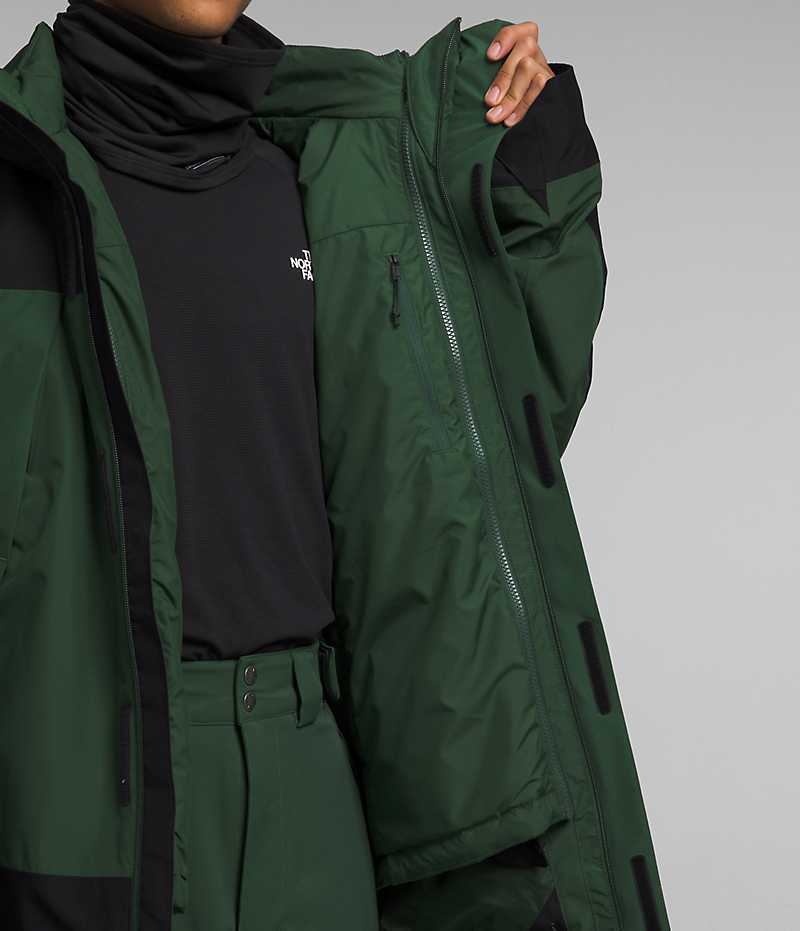 Vestes Isolées The North Face Clement Triclimate® Homme Vert Noir | PARIS ABVFQ