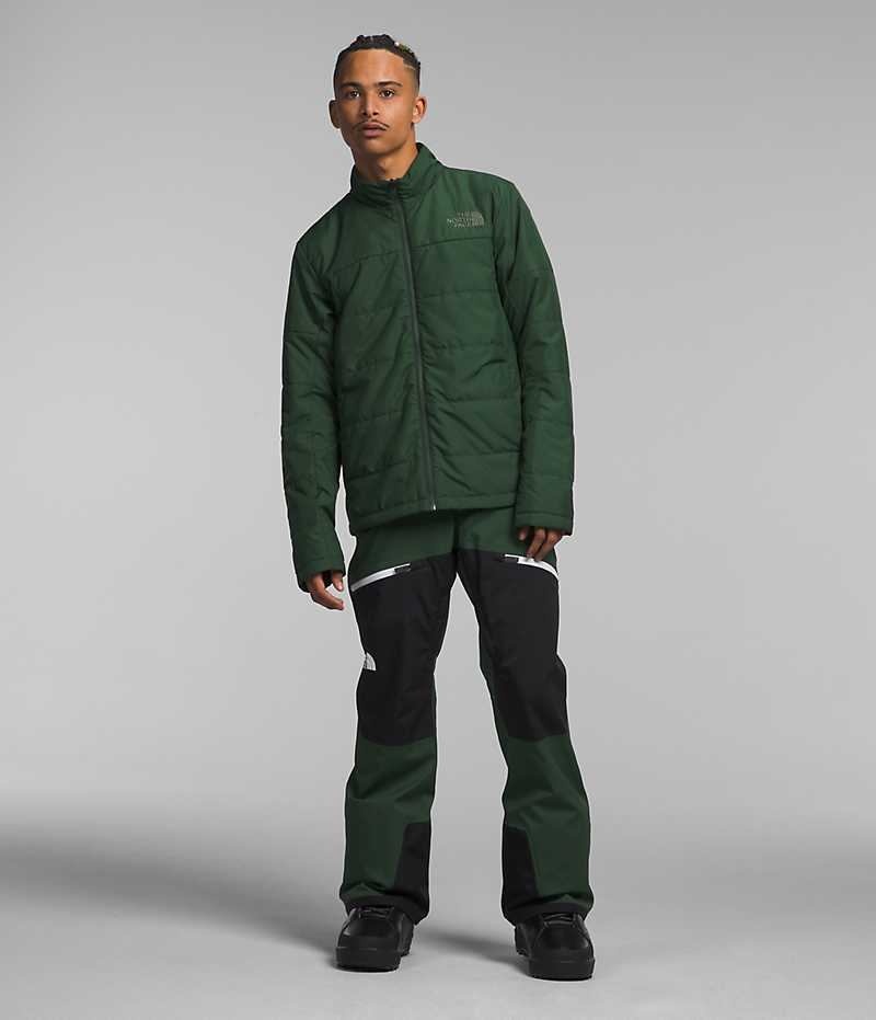 Vestes Isolées The North Face Clement Triclimate® Homme Vert Noir | PARIS ABVFQ