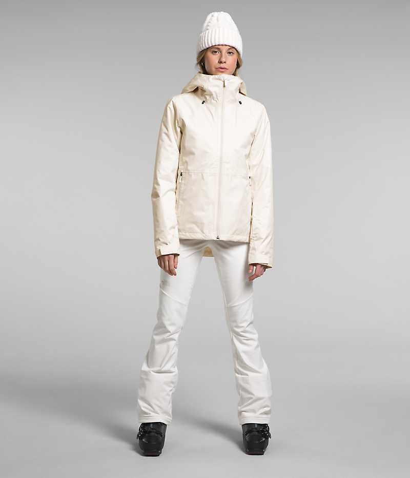 Vestes Isolées The North Face Clementine Triclimate® Femme Blanche | FRANCE SFGVJ