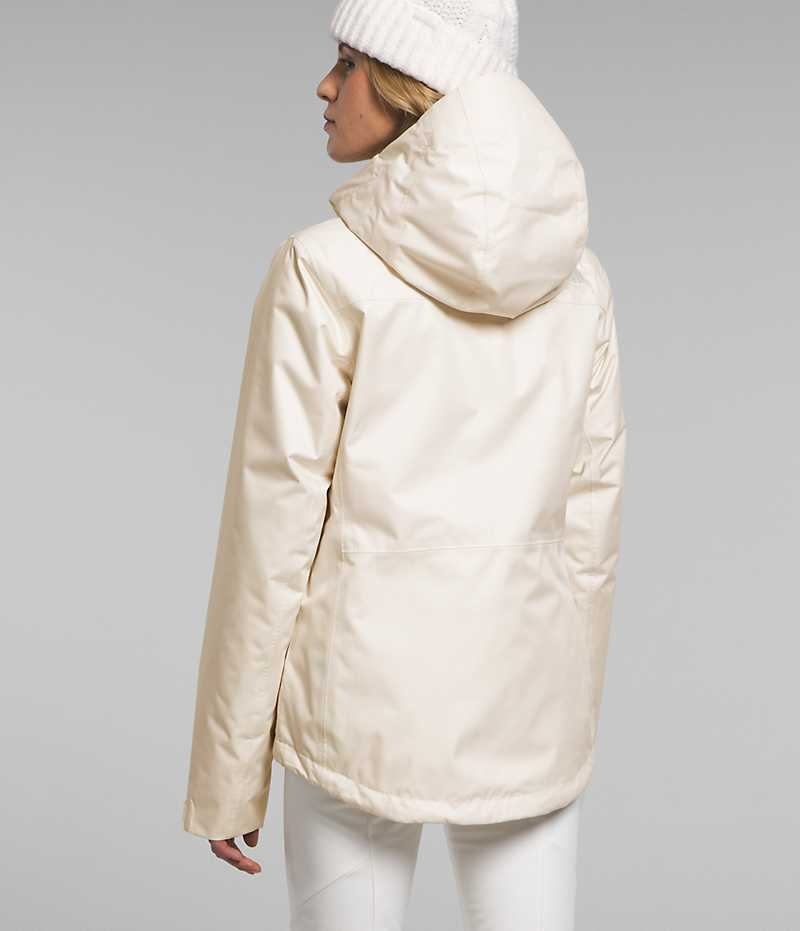 Vestes Isolées The North Face Clementine Triclimate® Femme Blanche | FRANCE SFGVJ
