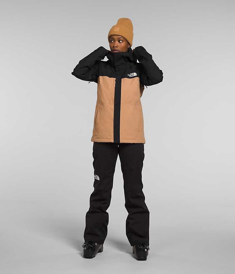 Vestes Isolées The North Face Freedom Femme Noir Kaki | FR MUPKH