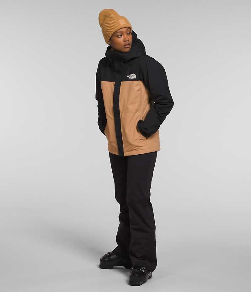 Vestes Isolées The North Face Freedom Femme Noir Kaki | FR MUPKH