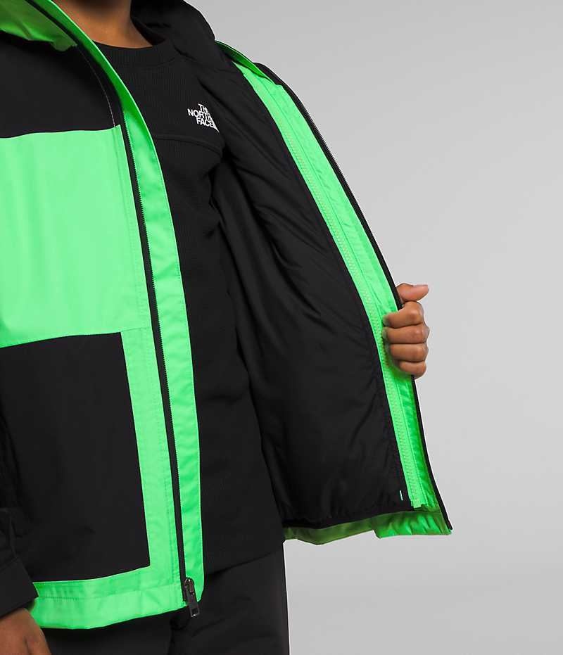 Vestes Isolées The North Face Freedom Triclimate® Garcon Vert Noir | PARIS RJUZQ