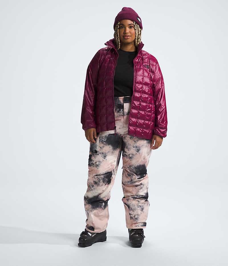 Vestes Isolées The North Face Plus ThermoBall™ Eco Snow Triclimate® Femme Rouge | PARIS EMDBF