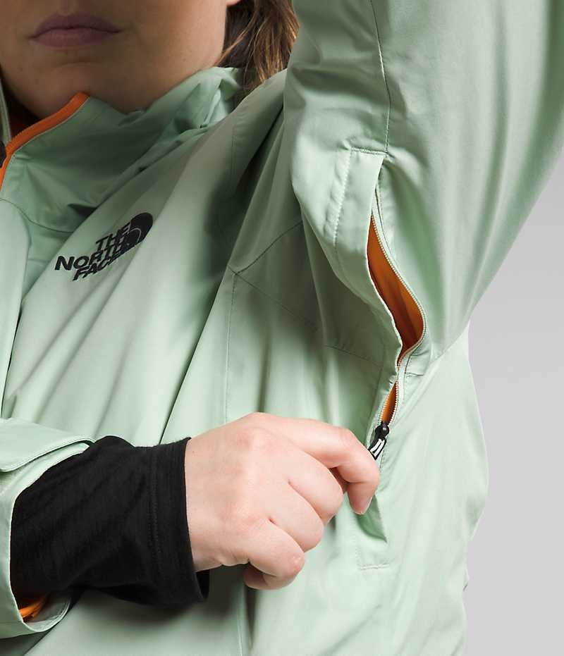 Vestes Isolées The North Face Plus ThermoBall™ Eco Snow Triclimate® Femme Menthe | FRANCE JKWEC