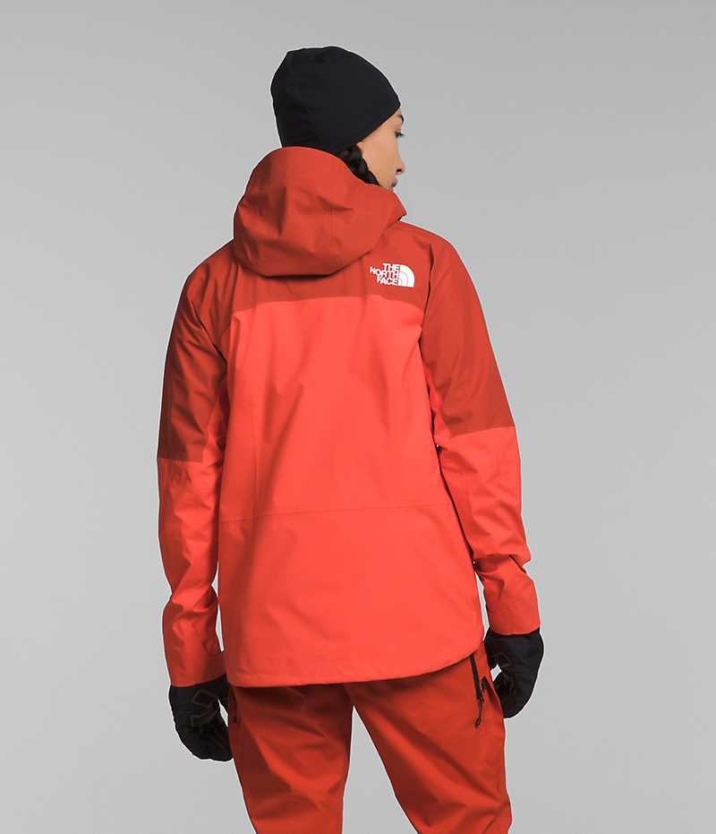 Vestes Isolées The North Face Summit Series Pumori GTX Pro Femme Orange | PARIS YHSVZ