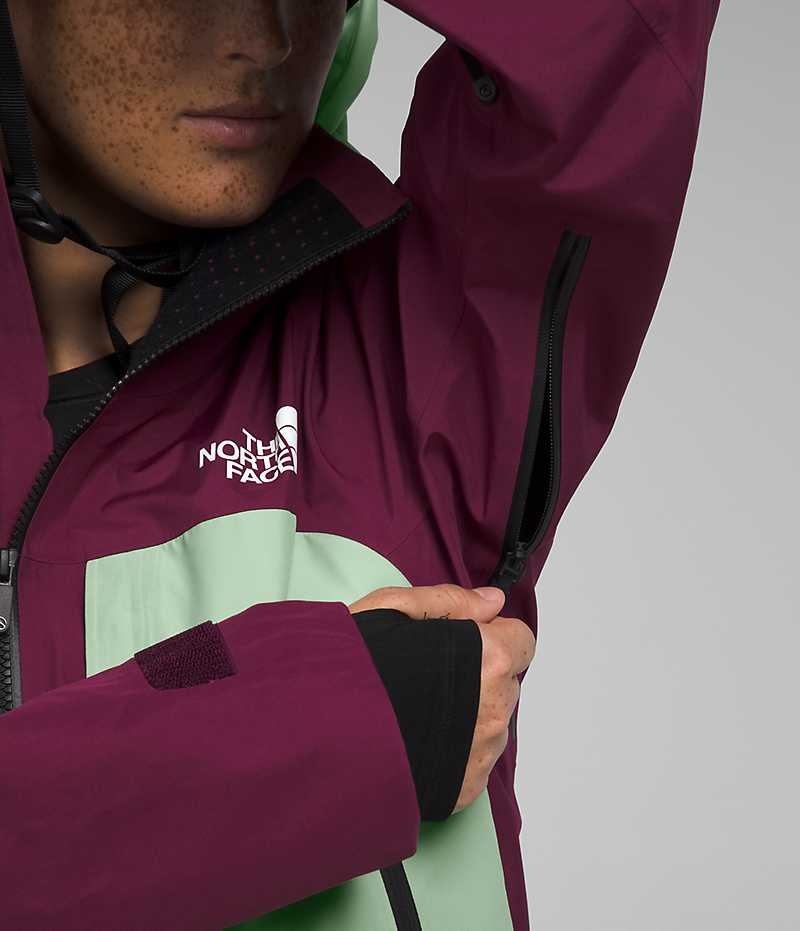 Vestes Isolées The North Face Summit Series Verbier GTX Femme Fushia Menthe | FRANCE AYNLC