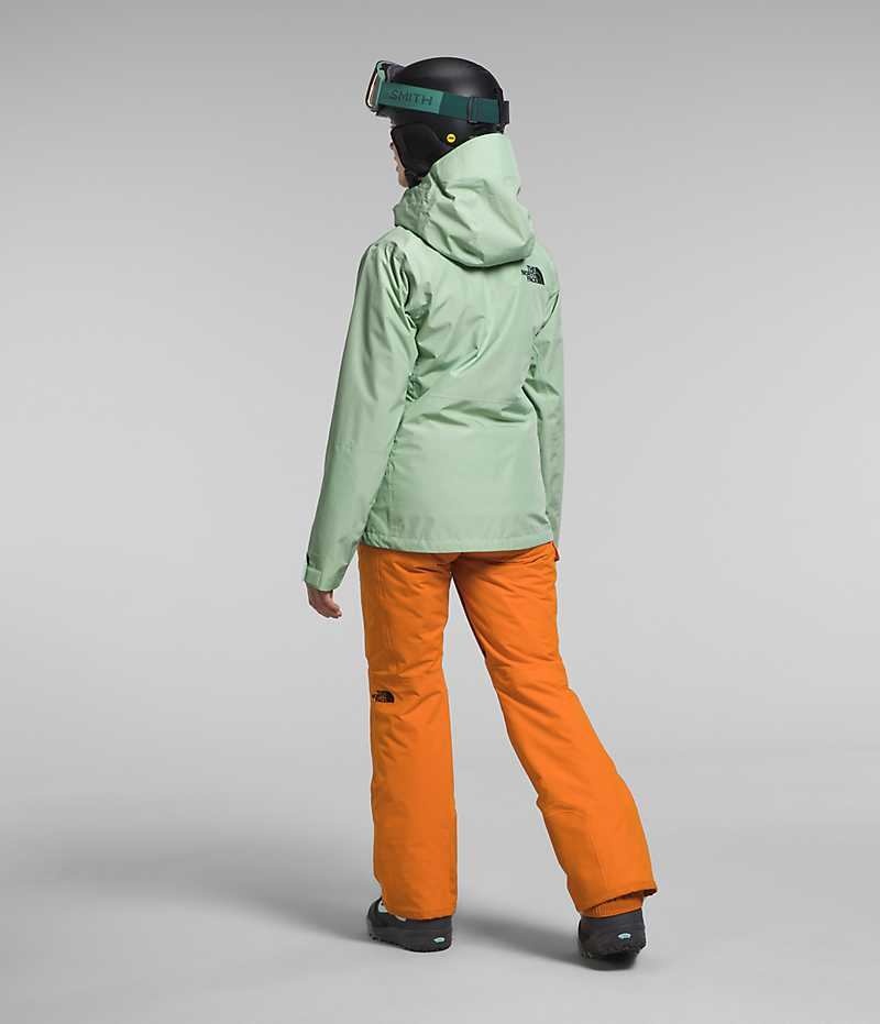 Vestes Isolées The North Face ThermoBall™ Eco Snow Triclimate® Femme Menthe | FR DZLPW