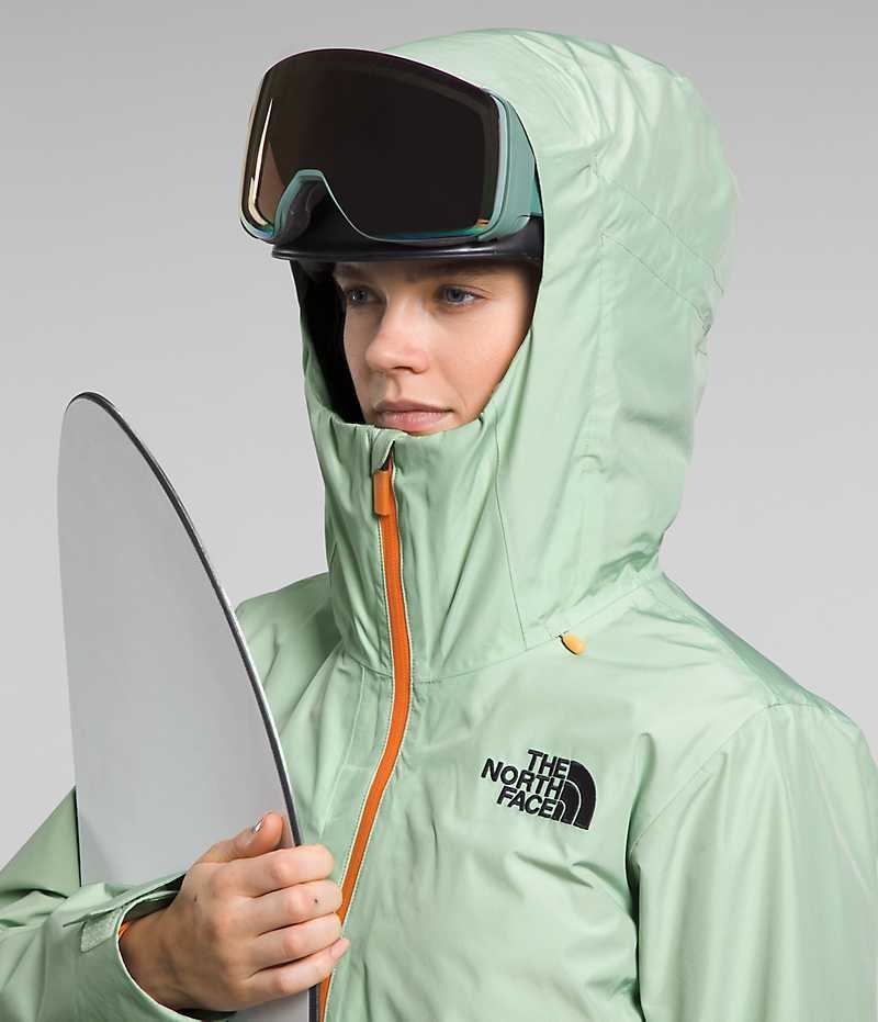 Vestes Isolées The North Face ThermoBall™ Eco Snow Triclimate® Femme Menthe | FR DZLPW